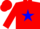 RED, Blue Star 'CDB' Red Slvs