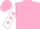 PINK, white sleeves, pink diamonds, pink cap