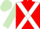 Red, White cross belts, Light Green sleeves and cap