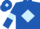 Royal Blue, Light Blue diamond, armlets and diamond on cap