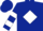 Dark Blue, White diamond, hooped sleeves
