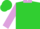 Lime Green, Plum Collar and FF, Plum Sleeves, Lime Green Cap