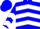 blue, white chevrons, white chevrons on sleeves