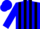 Blue, Black Stripes, Black Band on Sleeves, Blue Cap