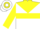 White, Yellow Yoke with Emblem, Yellow Hoop on Sleeves