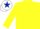 Yellow, White cap, Dark Blue star