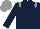 Dark blue, grey epaulets, grey cap