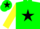 Green, Black star and cap, Yellow sleeves