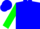 Blue, Golden Wreath, Golden Wreath on Green Sleeves