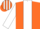 Orange, White stripe and sleeves, striped cap