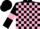 Black and Pink check, Black sleeves, Pink armlets