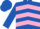 ROYAL BLUE, PINK chevrons, ROYAL BLUE cap