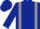 Dark Blue, Grey braces