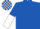 ROYAL BLUE, white halved sleeves, check cap