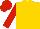 Gold, red lion, red sleeves, red cap