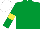 Emerald Green, Yellow armlets, White cap