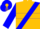 Gold, Blue Sash, Blue Hoop on Sleeves, Blue Cap, Gold Tassel