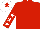 Red, White stars on sleeves, White cap, Red star