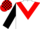 White, Red chevron, Black sleeves, Red and Black check cap
