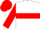 White, red 'B', red hoop on sleeves, red cap