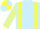 Light Blue, Yellow braces, striped sleeves, quartered cap