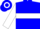Blue, Blue 'Ironwater' on White Hoop, White Bars on Sleeves