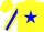 Yellow, Blue Star, Blue Star Stripe on Sleeves