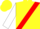 YELLOW, Red Sash and 'G', Black Bars on White Sleeves
