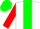 White, Green Panel, Red Sleeves, Green Cap