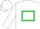 White, Emerald Green hollow box