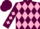 Maroon and Pink diamonds