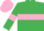 Emerald Green, Pink hoop, armlets and cap
