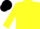 Yellow and black halves, red circled 'C', black cap