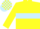 YELLOW, light blue hoop, light blue armlet, check cap