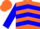 Orange, Blue Chevrons, Blue Sleeves, Orange Cap