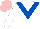 White, Royal Blue chevron, Pink cap