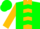 Green, Green 'B' on Gold Panel, Green Chevrons on Gold Sleeves, Green Cap