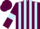 Maroon and Light Blue stripes, Maroon sleeves, Light Blue armlets, Maroon cap