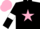 Black, Pink star, Black sleeves, White armlets, Pink cap