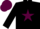 Black, Maroon star, Maroon cap