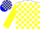 White, Blue and Yellow Blocks, Blue and Yellow Blocks on Sleeves