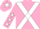 Pink, White cross belts, Pink sleeves, White stars, Pink cap, White star
