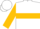 White, Green Emblem (Calladagh), Gold Hoop and Cuffs on sleeves