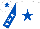 White, Royal Blue star, Royal Blue sleeves, White stars, White cap, Royal Blue star
