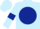 Light blue, dark blue disc and armlets