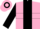 Pink, Black Panel, Black Hoop on Sleeves