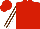 Red, Brown and White striped sleeves