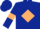 Dark Blue, Beige diamond and armlets