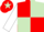 Red and Light Green quartered, White sleeves, Red cap, Light Green star