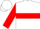 White, Red hoop, Red sleeves, White cap